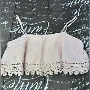 Never worn pink forever 21 crop top
